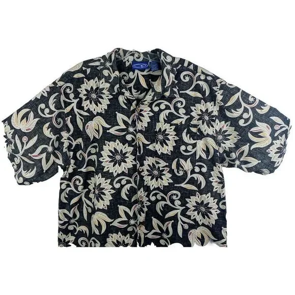 Ocean Pacific OP Hawaiian Pattern Shirt Men's Large Vintage Retro 90s  RN#87989 - Picture 5 of 14